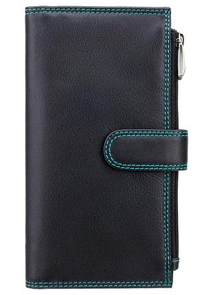 Гаманець жіночий visconti cd23 jade (black aqua)