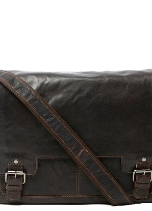 Сумка чоловіча для ноутбука 15,5 ashwood 8343 brown (коричневий)