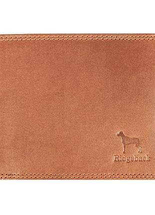 Гаманець шкіряний чоловічий ridgeback jbnc39mn tan (рудий)