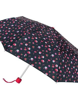 Парасолька жіноча fulton l354-041680 minilite-2 strawberry garden (полуничний сад)