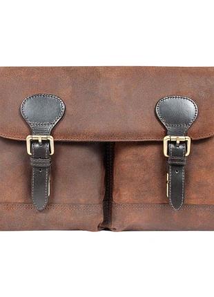 Cумка чоловіча для ноутбука 15,6 ashwood edward oil brown (коричневий)
