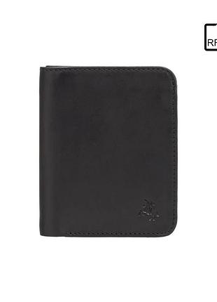 Гаманець чоловічий visconti vsl34 lank c rfid (black-orange)