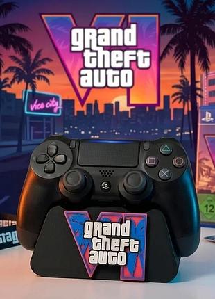 Тримач для геймпада dualshock 4 (ps4) у стилі grand theft auto vi (gta vi)
