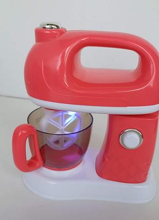 Іграшковий міксер kitchen mixer ( 6846a ) з чашею червоний