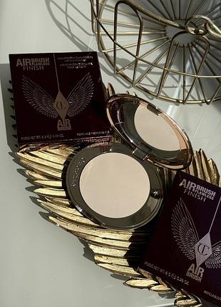 Charlotte tilbury airbrush flawless finish setting powder – fair 1  культова пресована пудра