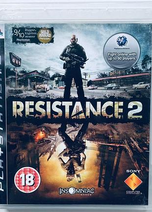Resistance 2, б/у, английская версия - диск для playstation 3