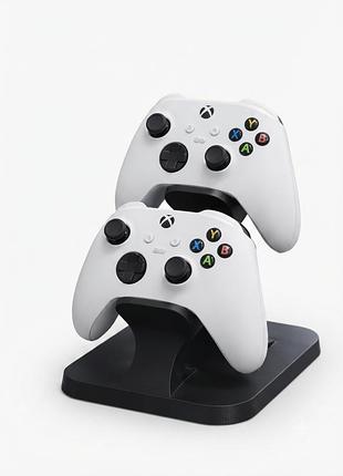 Универсальная двойная подставка для двух геймпадов (dual controller stand) черный