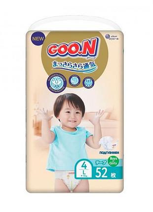 Подгузники goo.n premium soft для детей (l, 9-14 кг, 52 шт)