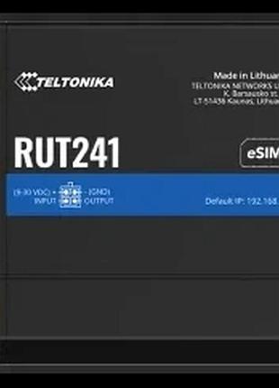 Промышленный сотовый маршрутизатор teltonika rut241 c 4g lte, wi-fi, esim