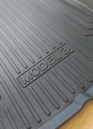 3d килимок в багажник tesla model 3 2017-2023 havoc premium
