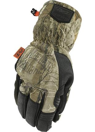 Тактические перчатки mechanix wear sub20 m, камуфляж realtree edge, утеплитель thinsulate, для профессионального и активного