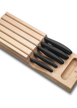 Набір кухонний victorinox swissclassic in-drawer 5 в 1 black (vx67143.5)