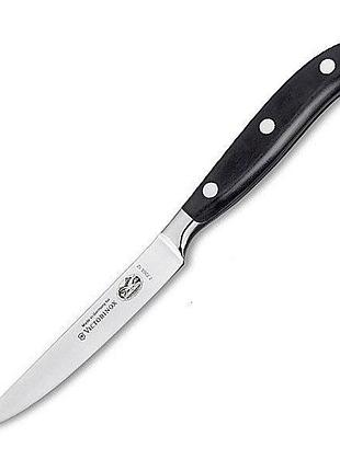 Ніж для стейку victorinox grand maitre (12 см, чорний, vx77203.12g)