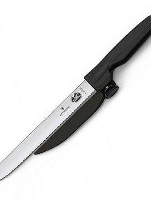 Кухонний ніж victorinox dux з планкою 21 см, чорний