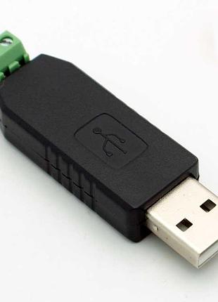 Переходник / адаптер usb на rs485 btb для arduino, контроллеров и датчиков винтовой разъем (4516)