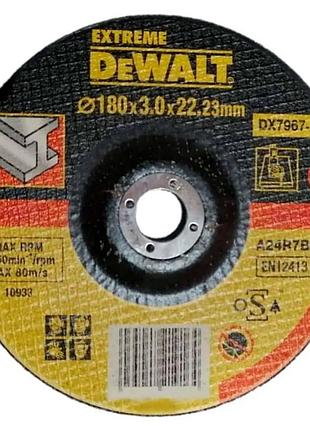 Отрезной круг dewalt extreme 180 мм, толщина 3 мм