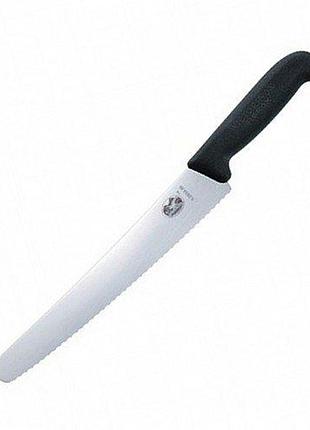 Нож кухонный victorinox fibrox pastry для тортов 26 см black vx52933.26