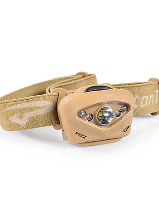 Налобный фонарь с креплением molle (tan) princeton tec vizz 420 lumen mpls