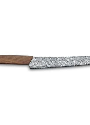 Ніж кухонний victorinox swiss modern bread & pastry 22 см, ручка walnut, дамаск (vx69070.22wj21)