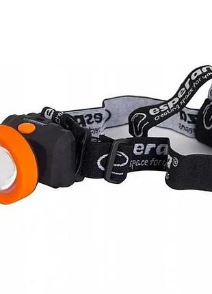 Ліхтар налобний esperanza leo eot034 head lamp cob led 80м