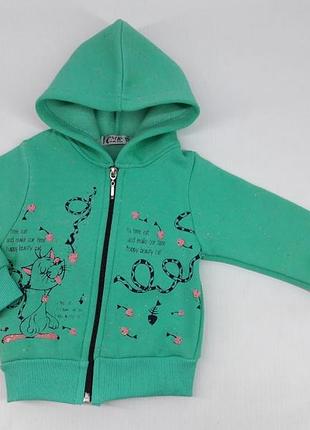 Толстовка kids klub 20100 86 см (р) зелений