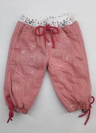 Зимние джинсы детские kids klub 21351 68см (р) розовый