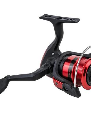 Котушка безінерційна gladiator sy 200 multik чорний/червоний для поплавкової риболовлі
