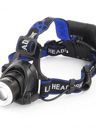 Ліхтар налобний esperanza orion eot005 head lamp led t6 cree 300м