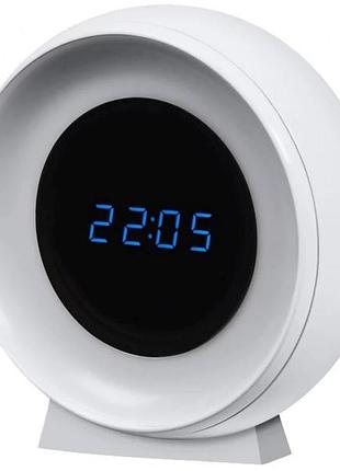 Світильник нічник з акумулятором ledvance nightlux clock 5лм / 2700к-6500к / білий (4058075757721)