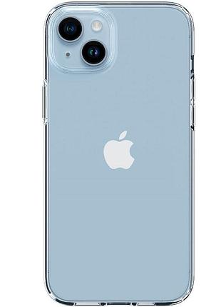 Чохол-бампер spigen crystal flex для apple iphone 15, прозорий (модель acs06481)