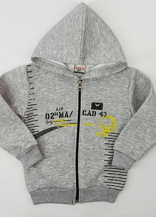 Толстовка eren bey 10273 92 см (р) сірий