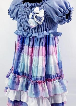 Платье детское junior kids 5990 110см(р) джинсовое