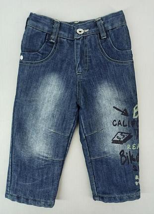 Зимові джинси sani 3254 86см 92см(р) синий