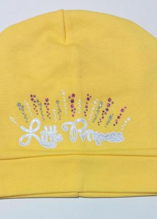 Демисезонная шапка princess kraft 2530 42-44см(р) желтый