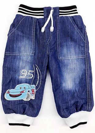 Зимові джинси aynur baby 13362 74см 80см(р) синій