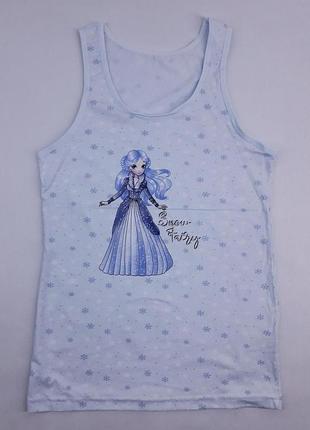 Майка для девочки donella 49711165b 146см 152см(р) голубой