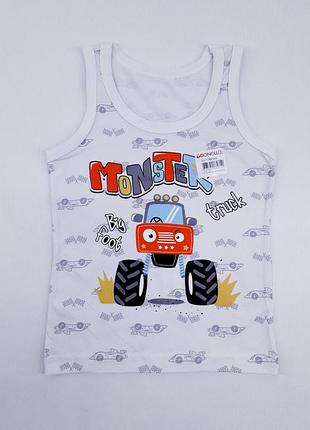 Майка для мальчика donella 77997mo 122см 128см(р) св.серый