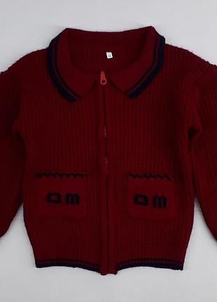 Кофта вязаная для девочки ltd 31341 104см 110см(р) бордовый