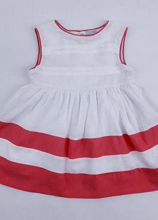 Сукня дитяча акція bestido 57093 62см 68см(р) білий з кораловим