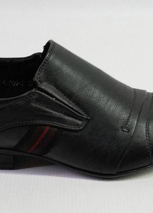 Туфли для мальчика kellaifeng ly60-2 37(р) 24см черный