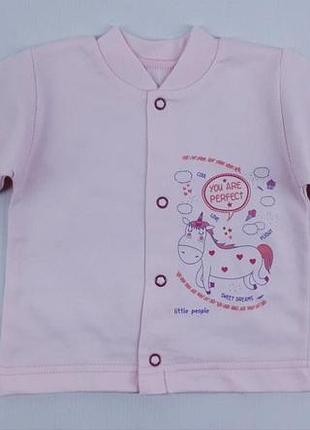 Кофточка маленькие люди 1147-121 68см 74см(р) розовый