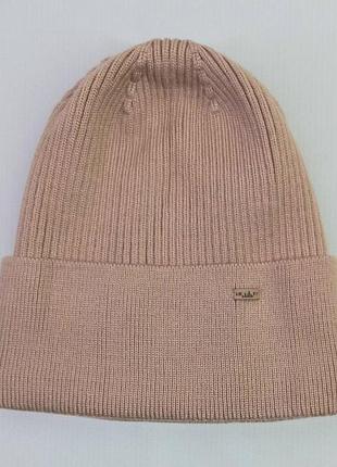 Зимова шапка kraft 3936м 50-52см(р) бежевий