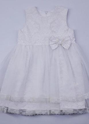 Платье детское little angel 10847 80см(р) айвори