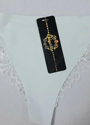 Труси бікіні жіночі gidotto b03 xl(р) білий