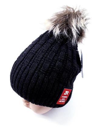 Зимняя шапка kraft 1638 50-52см(р) т.п. коричневый