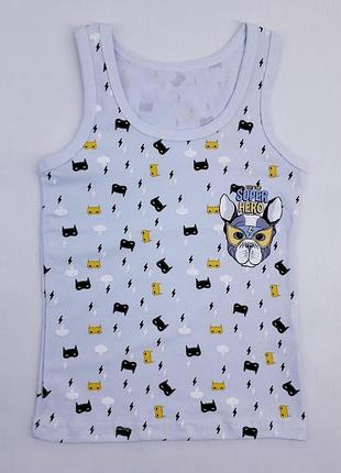 Майка для мальчика donella 771111ss 122см 128см(р) голубой
