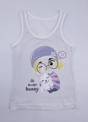 Майка для дівчинки donella 491079bb 122см 128см(р) молочний