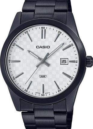 Мужские часы casio timeless collection mtp-vd03b-7a стальной корпус белый циферблат