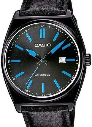 Годинник чоловічий casio timeless collection mtp-1343l-1b2 сталевий корпус чорний циферблат