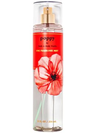 Парфюмированный спрей для тела bath & body works poppy mist 236 мл
